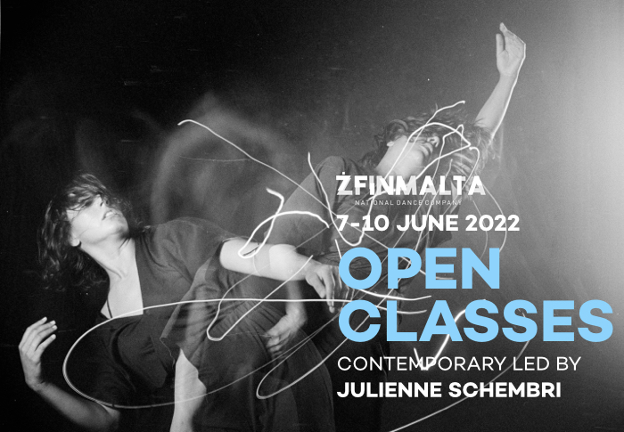 Julienne Schembri leading contemporary for ŻfinMalta's professional open classes