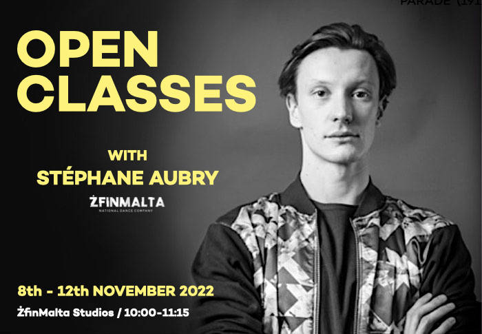 Open classes with ŻfinMalta up next Stéphane Aubry