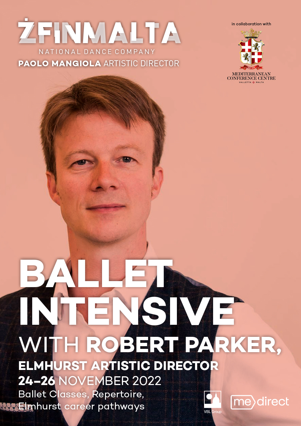 ŻfinMalta's ballet intensive with Robert Parker