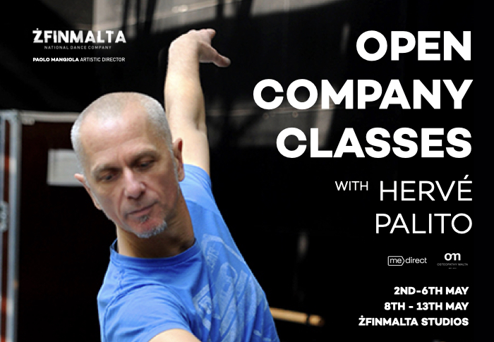 Hervé Palito for ŻfinMalta Open Company classes May 2023