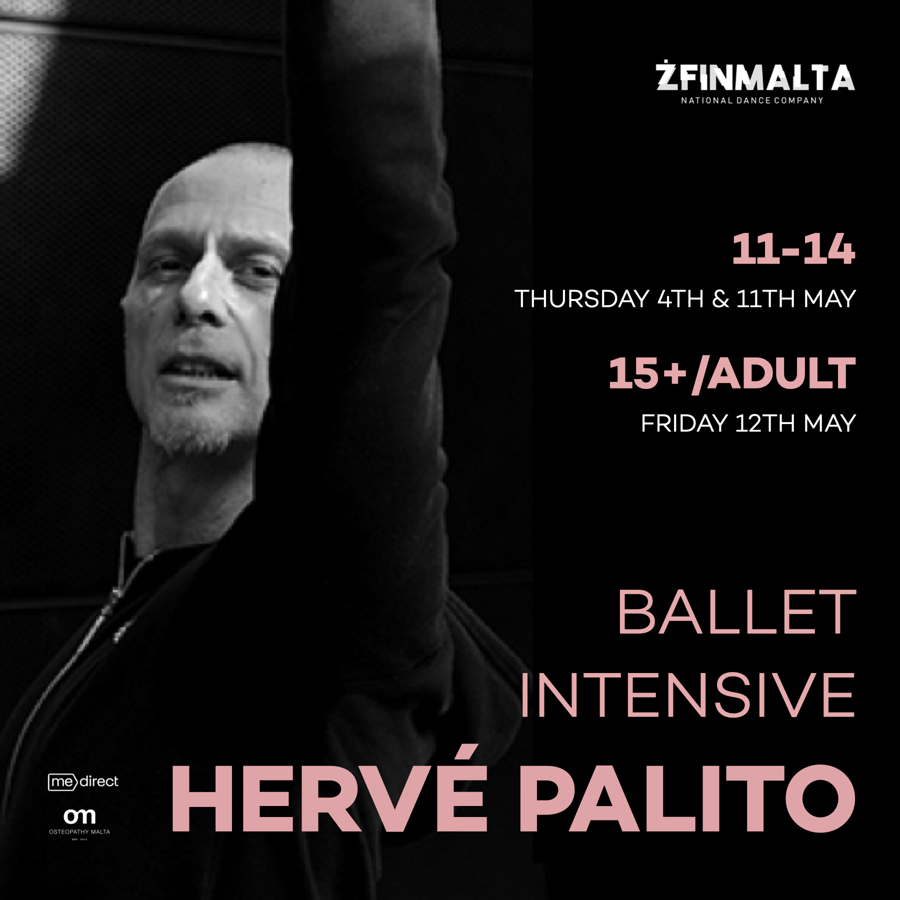 ŻfinMalta ballet intensive Hervé Palito 1800x1800