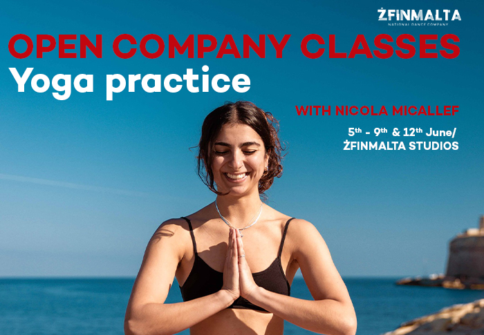 ŻfinMalta Open company classes Yoga with Nicola Micallef