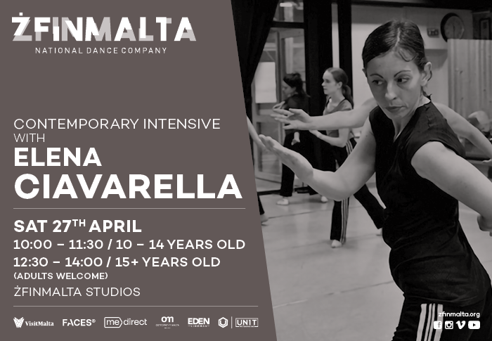 ŻfinMalta National Dance Company Contemporary Intensive Elena Ciavarella 700x485