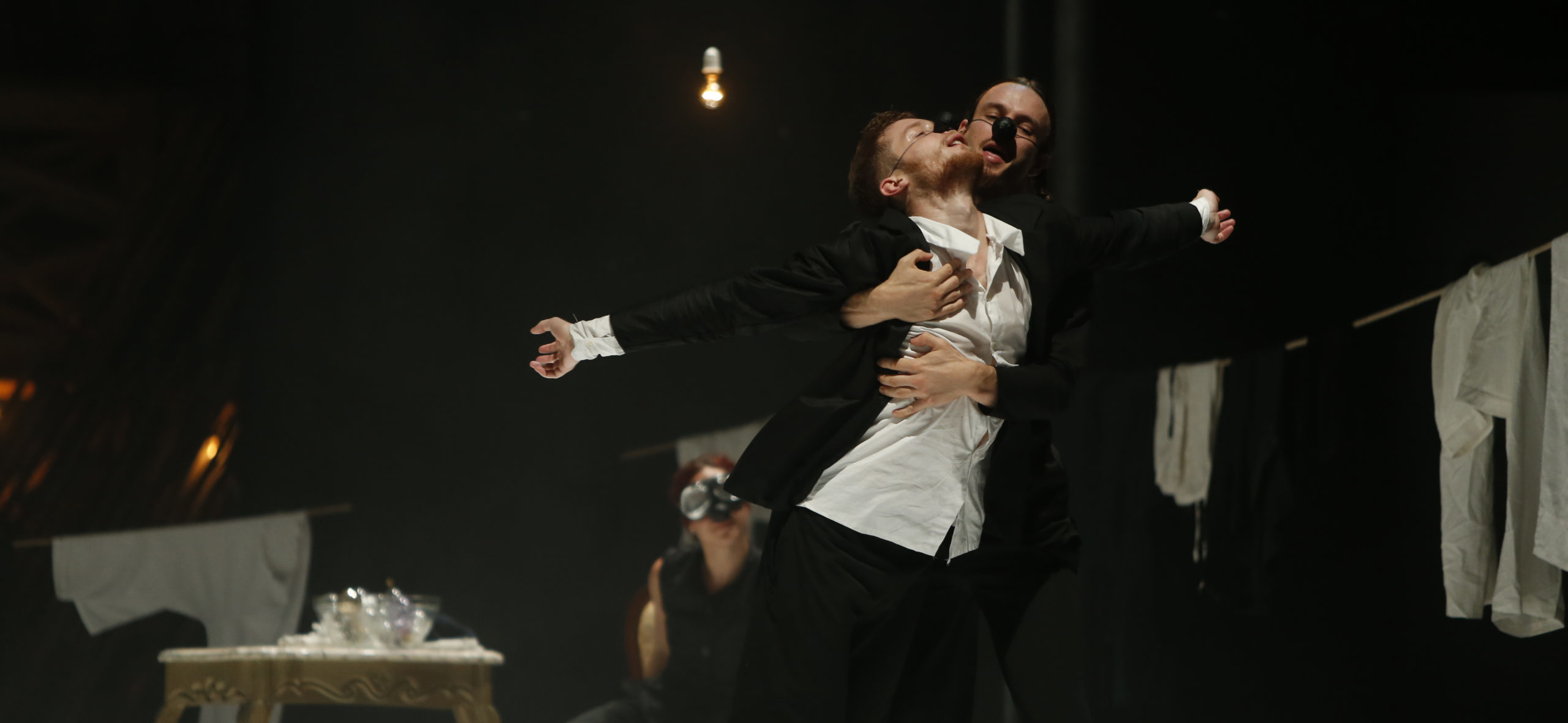 Members of ZfinMalta Dance Ensemble, the repertory national dance company of Malta, perform in the dress rehearsal of the production "Home", exploring the notion of identity, at the Manoel Theatre in Valletta, Malta, April 28, 2016. Photo: Darrin Zammit Lupi