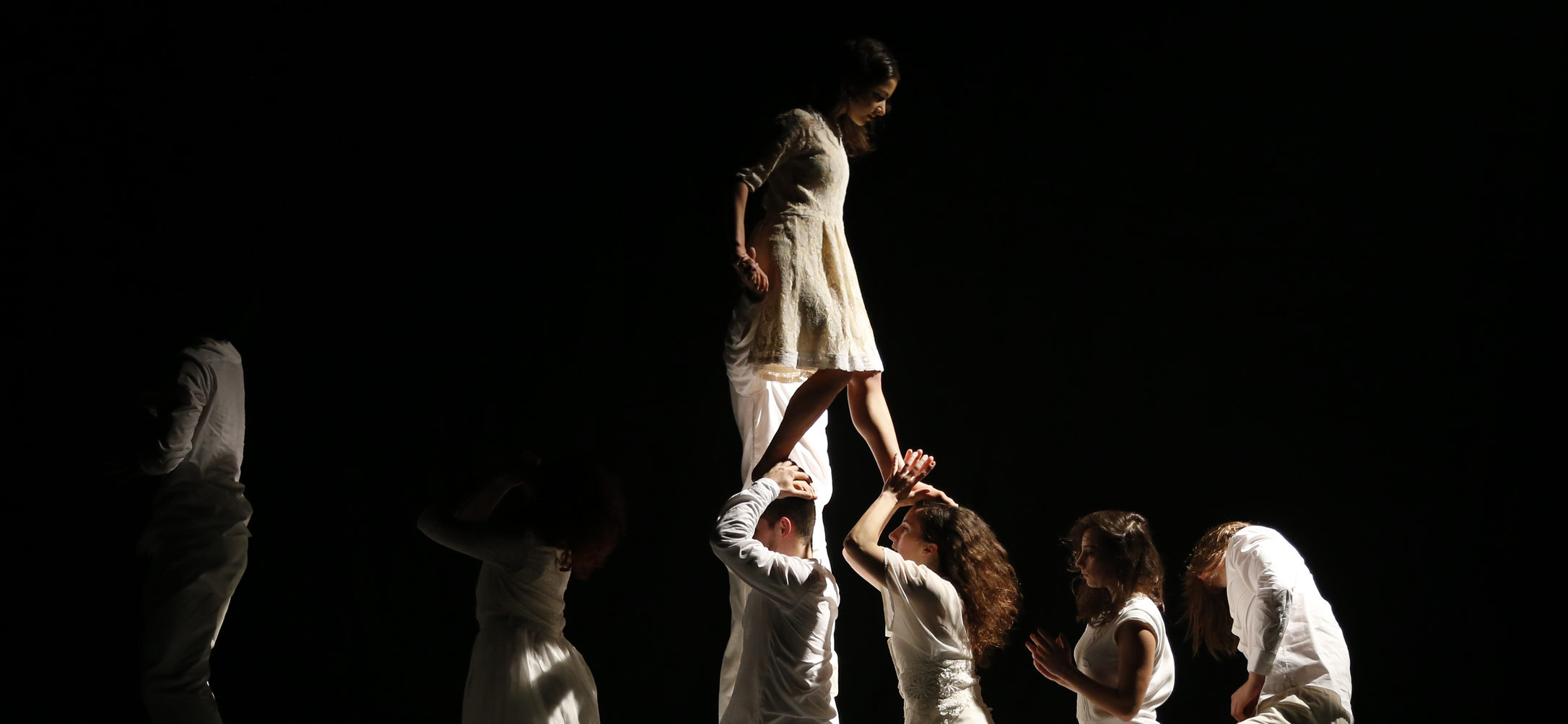 Dancers of ZfinMalta Dance Ensemble, Malta's newly-set up national dance company, perform in a dress rehearsal of the company's premiere "Erbgha" (Four) at the Mediterranean Institute Theatre Programme theatre in Valletta, March 10, 2015. REUTERS/Darrin Zammit Lupi (MALTA)