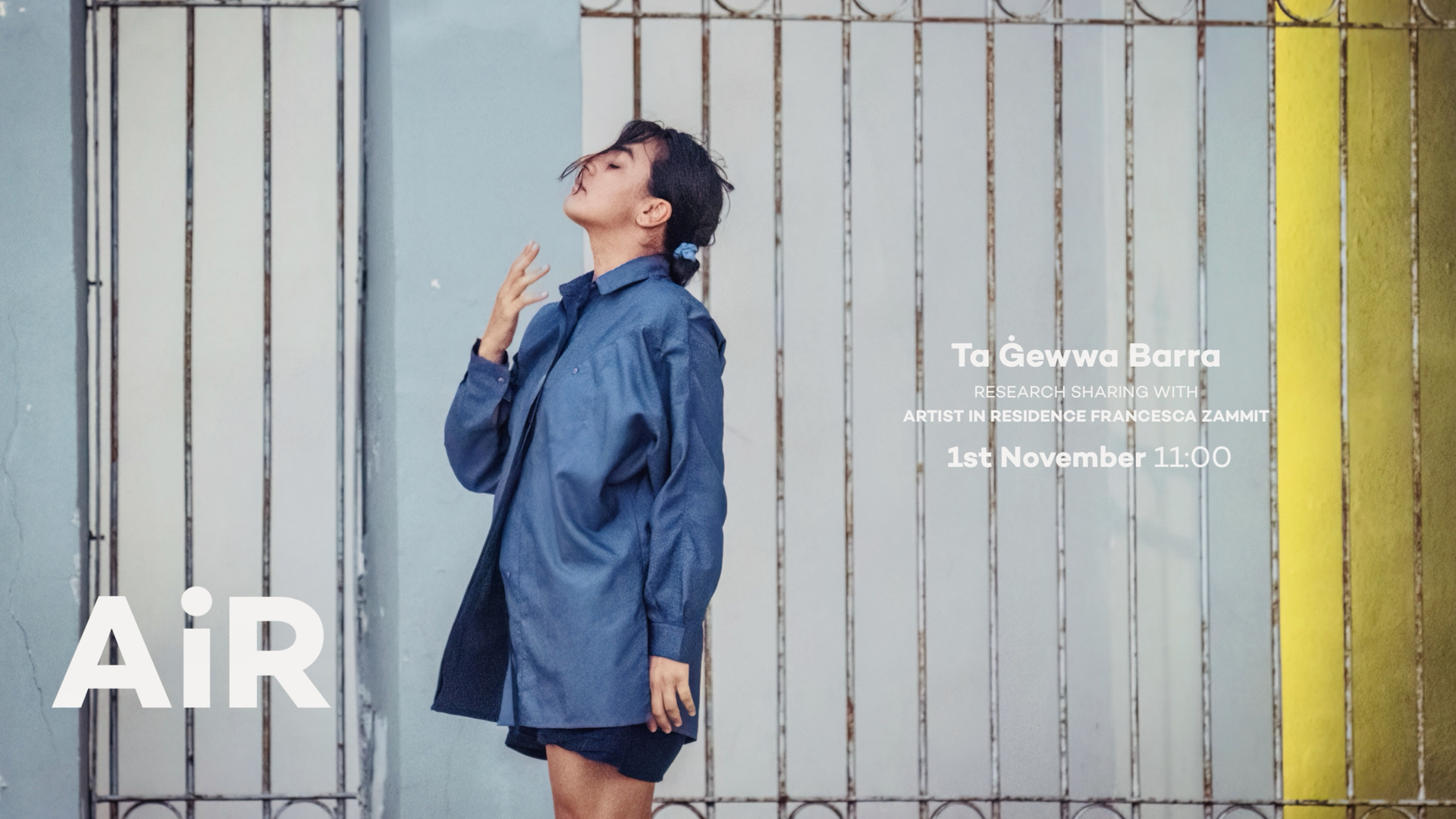 ŻfinMalta calendar event AiR sharing Francesca Zammit